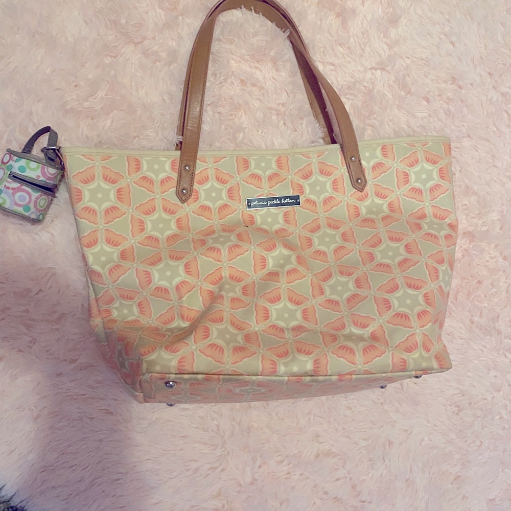 Floral rare Penelope Picklebottom diaper bag tote